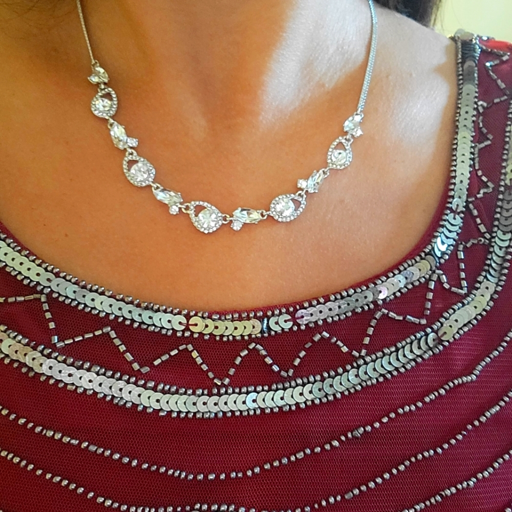 Givenchy Rhinestone special occasion necklace
